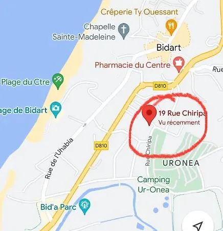 Studio Coquet A 900m De La Plage, Parking Gratuit. * Bidart